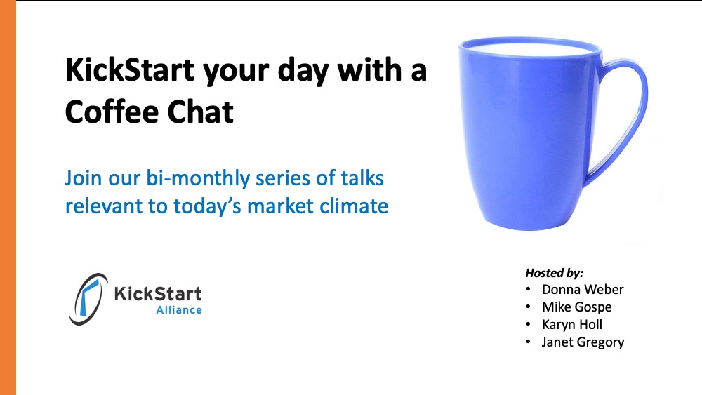 New! Join KickStart Alliance’s bi-monthly Coffee Chats in June